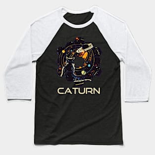 Caturn Baseball T-Shirt